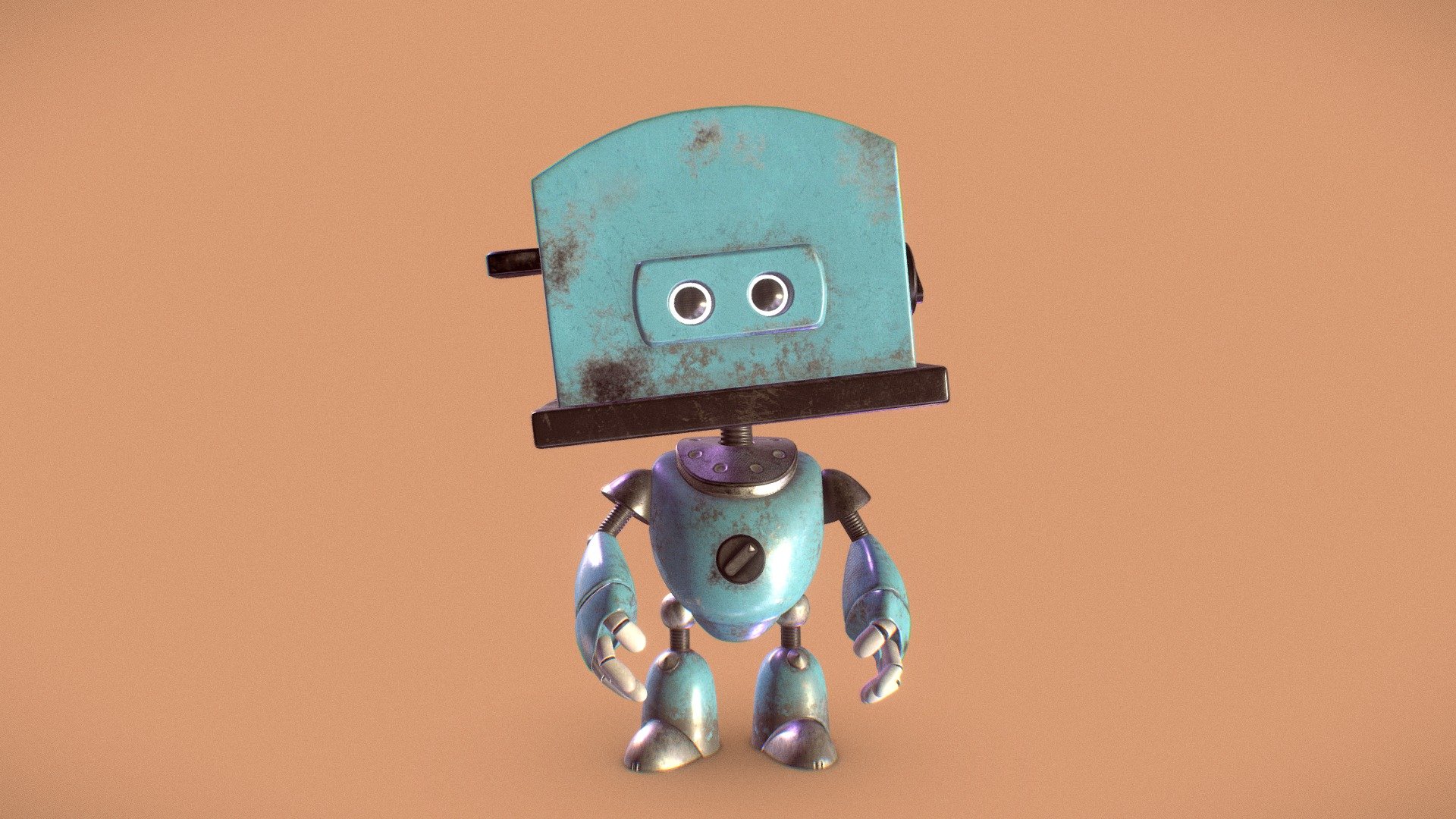 Robot Toaster - Buy Royalty Free 3D model by JoaquínM (@JoaquinM ...