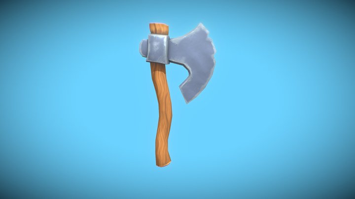 Stylized Axe 3D Model