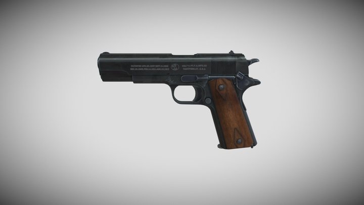 Colt M1911 3D Model