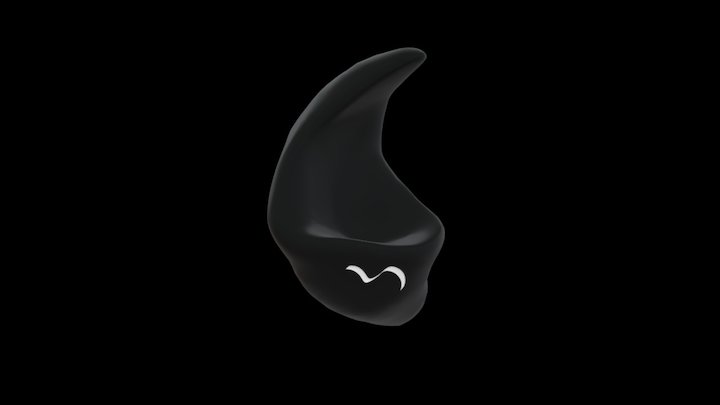 Hearology Sleep Plug - Black 3D Model