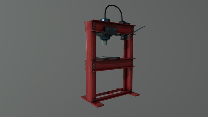 Hydraulic press 3D Model