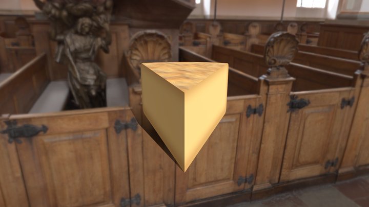 cheese wedge 3D Model