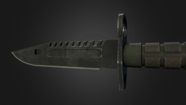 M9 Bayonet 3D Model