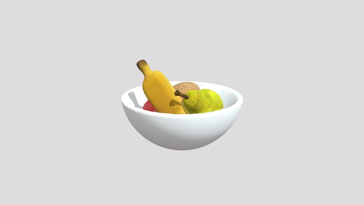 fruit bowl 3D Model