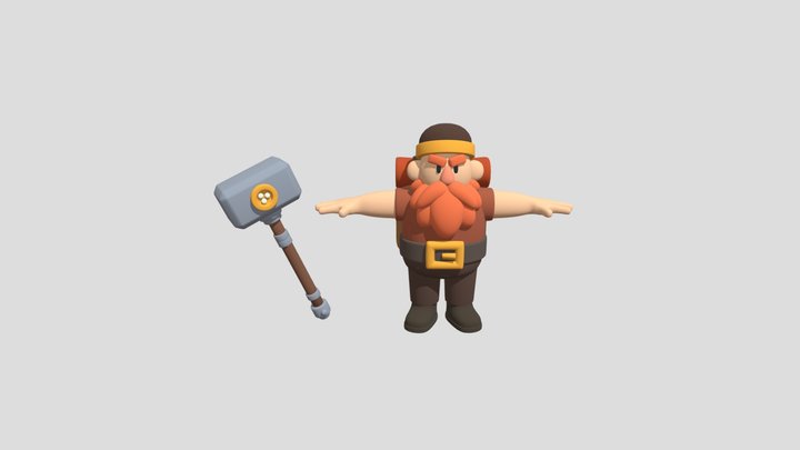 Stylized character 3D Model