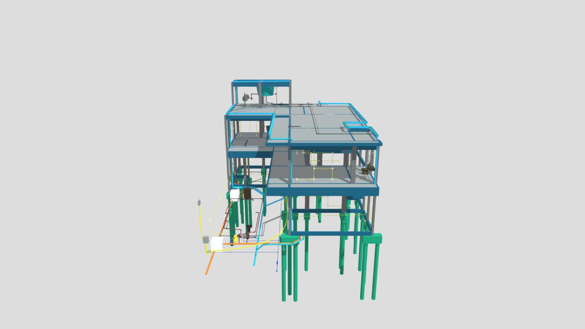 INSTALAÇÕES PREDIAIS RUAN - 3D model by Praxis - Projetos de ...