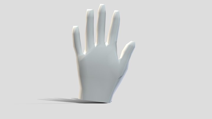 HANDS LOW POLY 3D Model