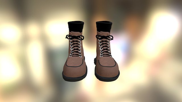 Boots Texture 3D Model