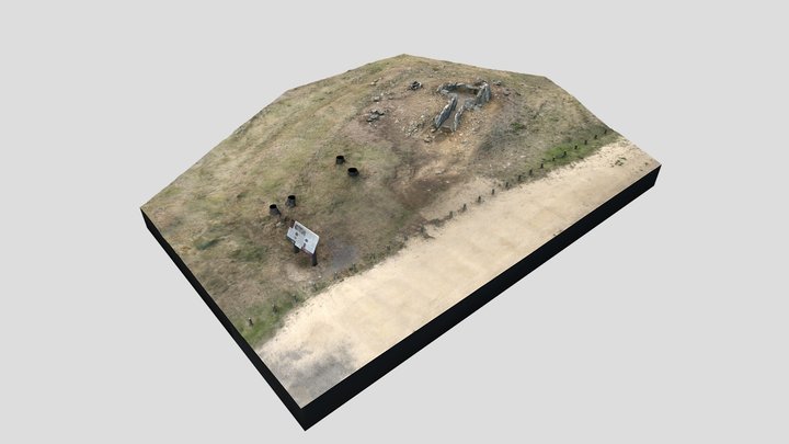 El Sotillo-ko Trikuharria / dolmen 3D Model