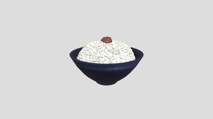 Bowl of Rice 3D Model