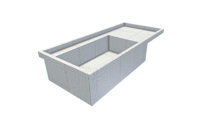 Estrutural piscina LM 3D Model