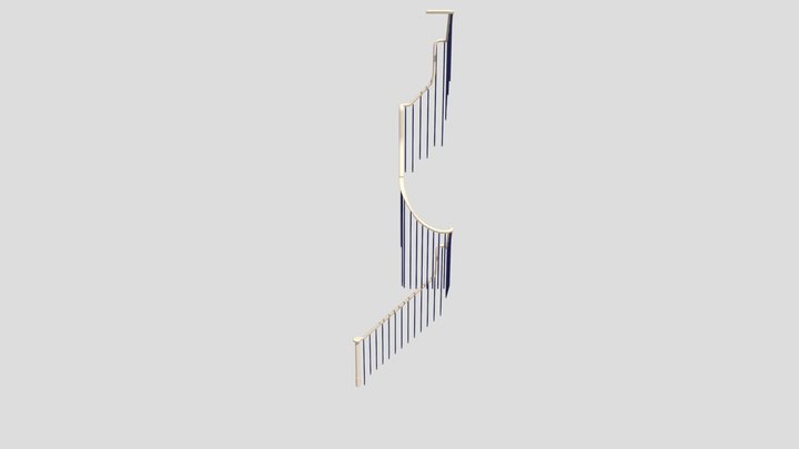 69LR - 7 - Balustrade F1 F2 3D Model