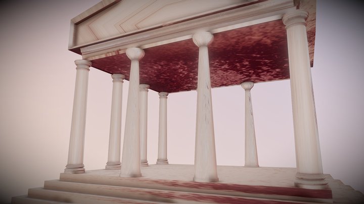 Doric Pillar 3D Model