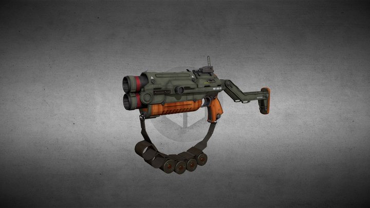 Grenade Launcher 3D Model