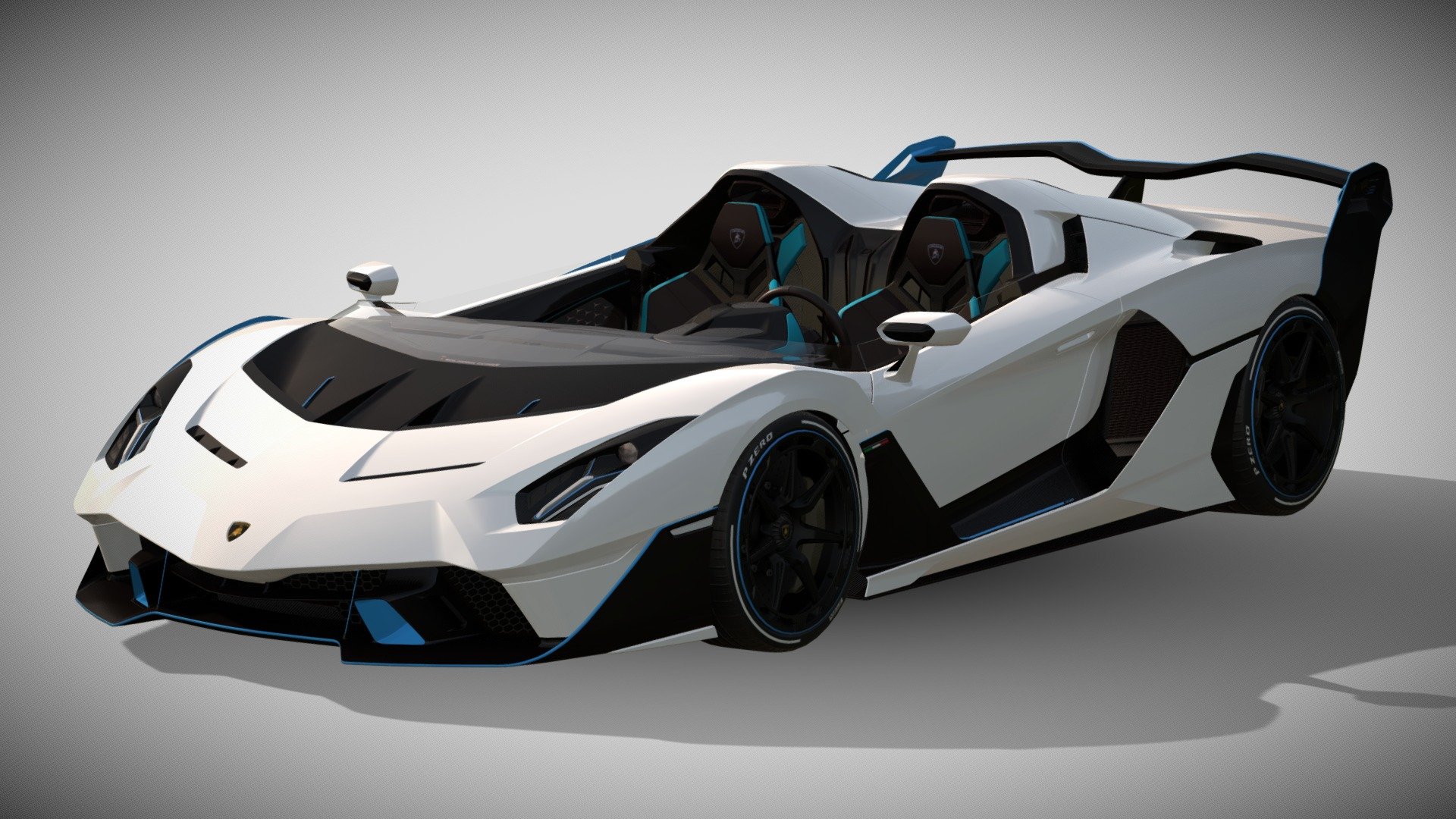 2020 Lamborghini SC20 - Download Free 3D model by Ddiaz Design
