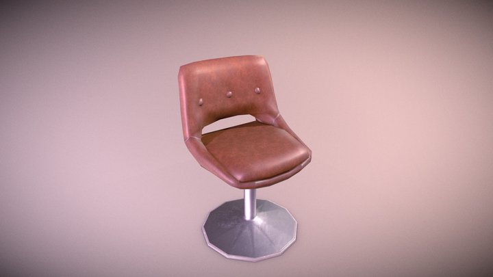 Leather-Chair 3D Model