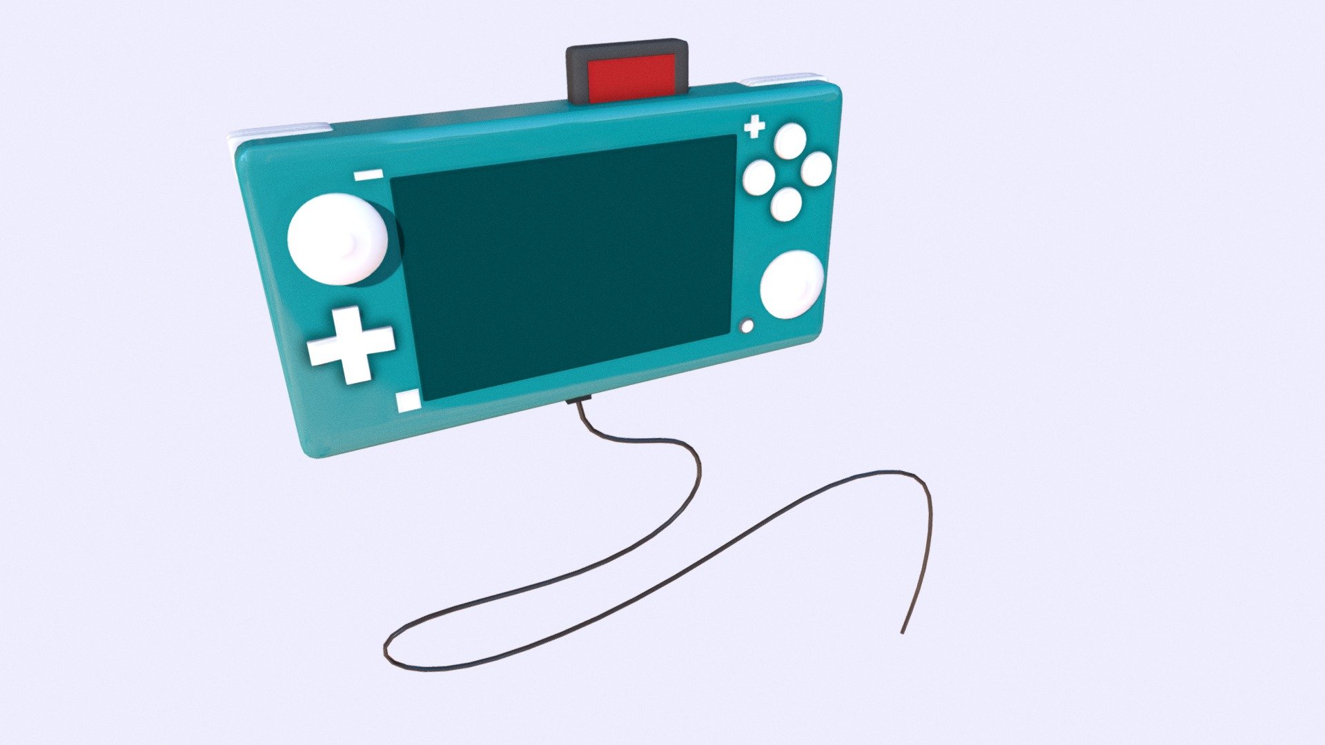 Nintendo Switch Lite Turquoise - Low Poly