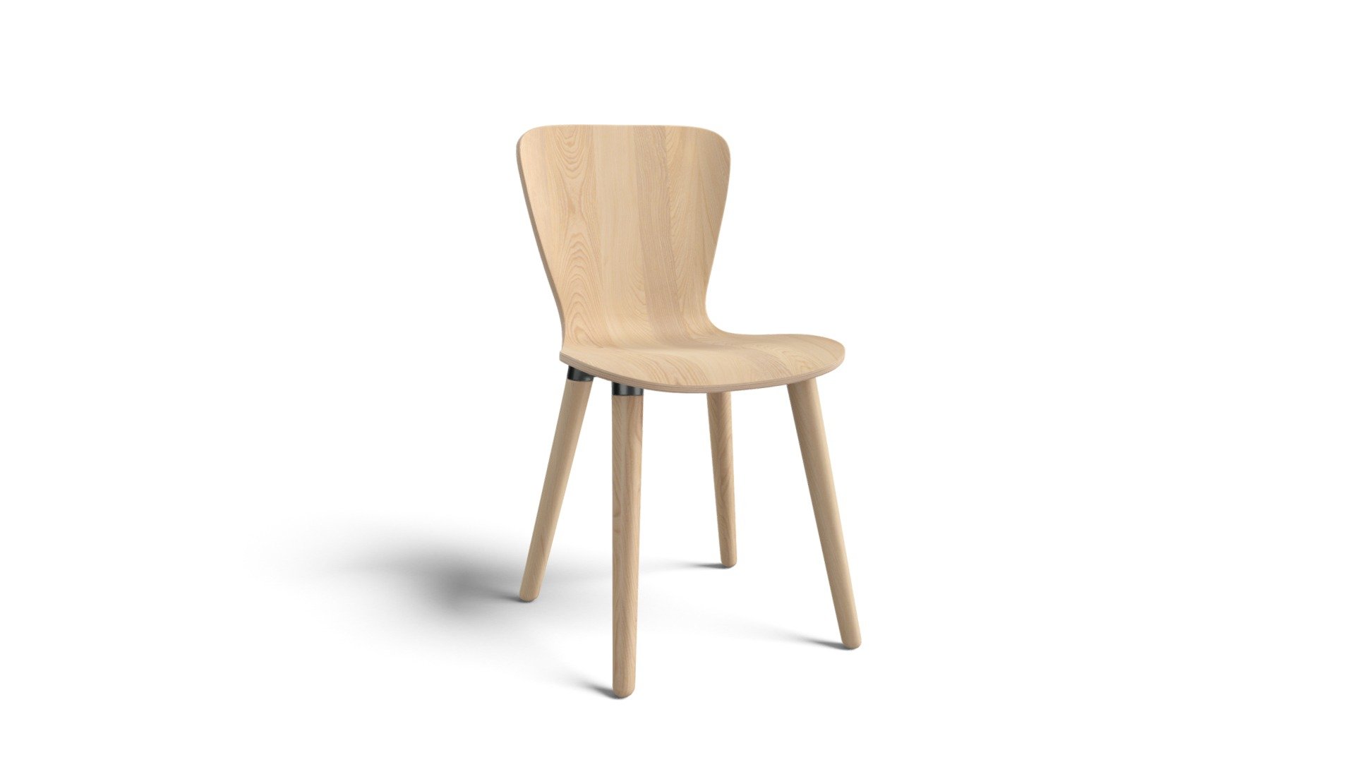 Set Of 2 Edelweiss Dining Chairs, Ash Grey