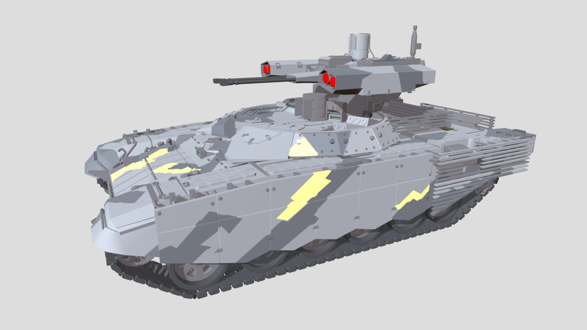 Russian Bmpt 72 - 3d Model By Basic Hsu (@hsu.pei.ge) [5dd27ab] - Sketchfab