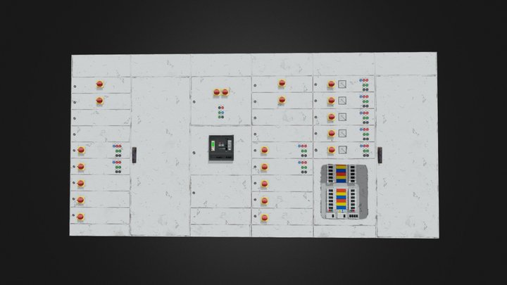 Electrical Distribution Cabinet – Modello 3D gratuito STL