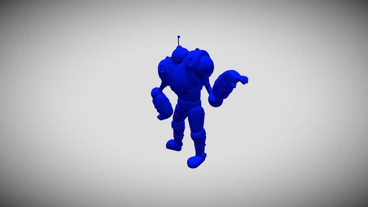 Robot Completo Escala 1-10 3D Model