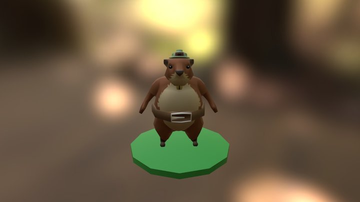 Beaver 3D Model