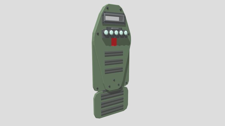 VANT-VM Ballistic Shield 3D Model