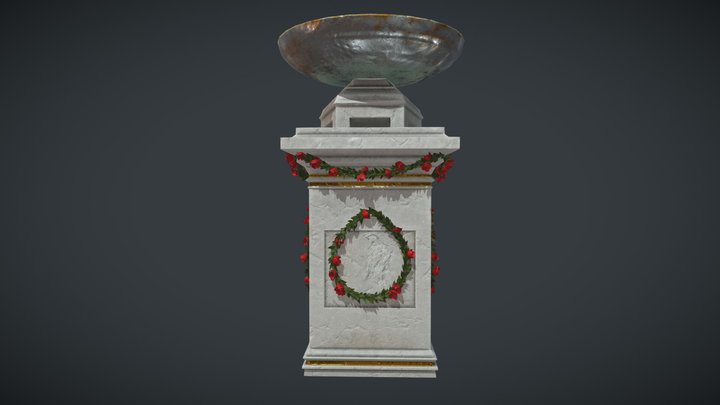 Ancient Greek Torch 3D Model