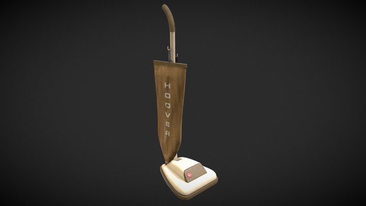Old Vacuum Cleaner 3D Model