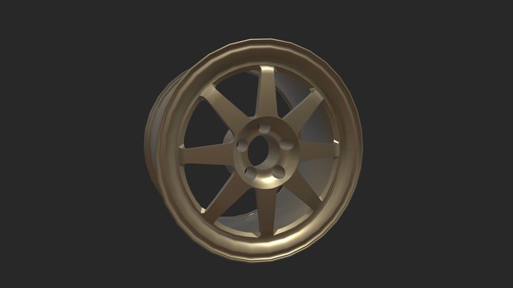 Wheel Draft 3D Model