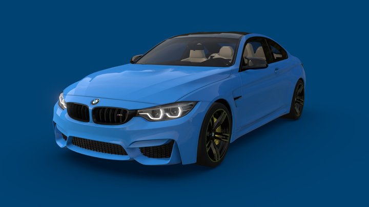 BMW M4 F82 3D Model