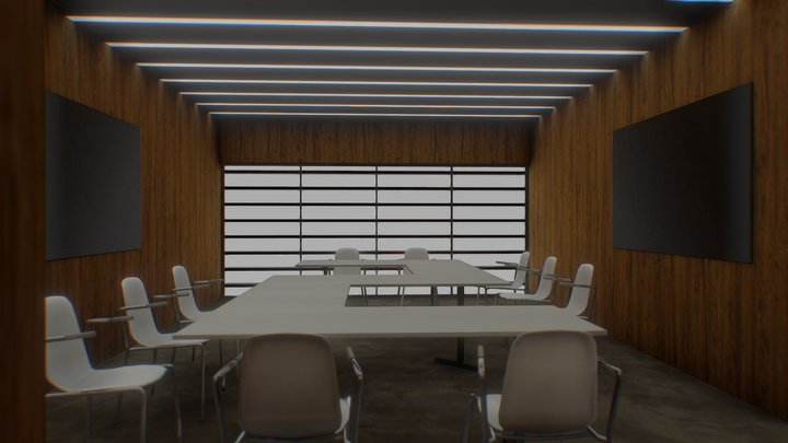 VR Conference Room Thank you followers 2000 ! 3D Model