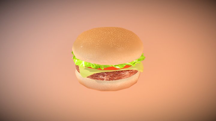 Hamburguesa 3D Model