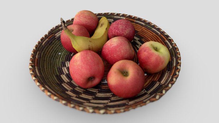 Bowl of Fruit 3D Model