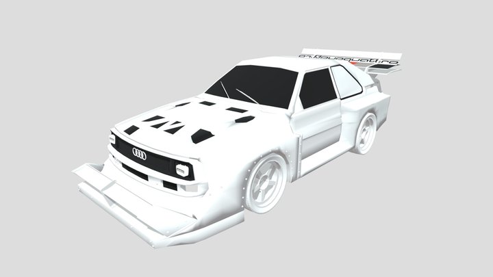 Audi Quattro 3D Model