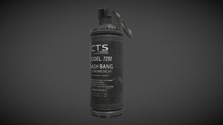 Flashbang_LowPoly 3D Model