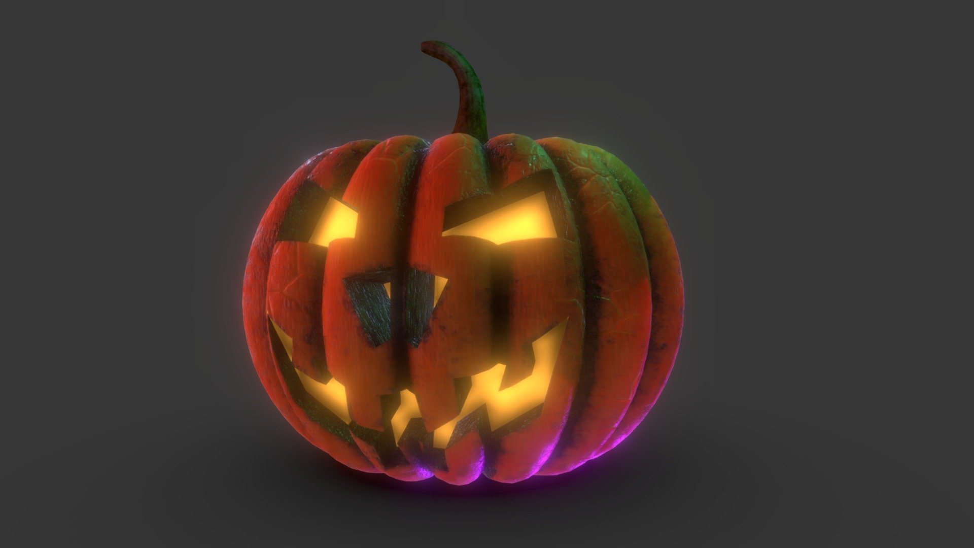 Pumpkin Smile Buy Royalty Free 3D Model By Andres Bonomi 