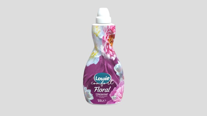 1900ml Lowie Rosu 3D Model