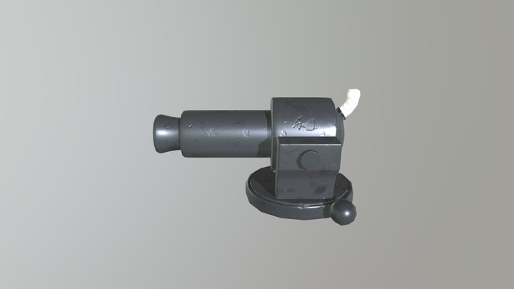 Fantasy Cannon 3D Model