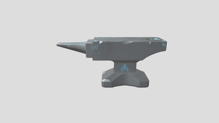 Fantasy Anvil 3D Model