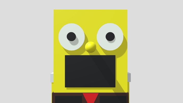 Pamtri Spongebob Remake 3D Model