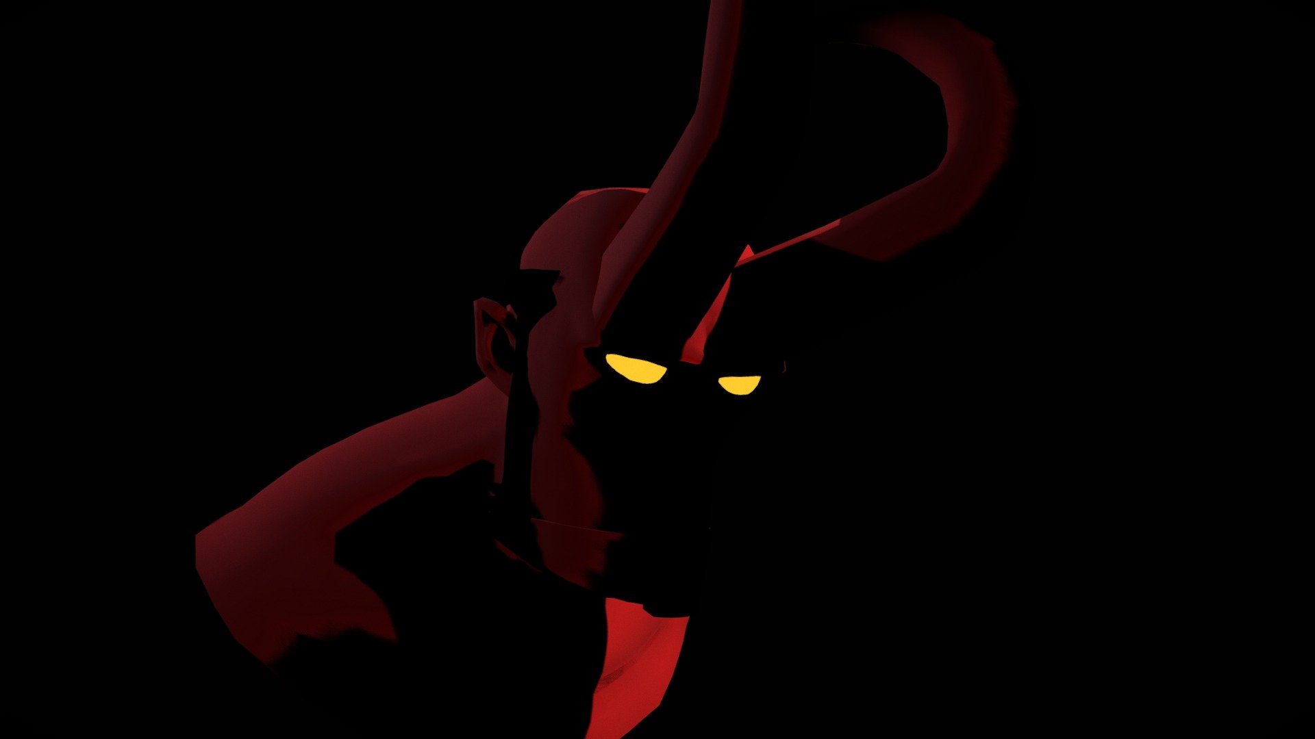Hellboy bust — Sketchfab embed 3D viewer