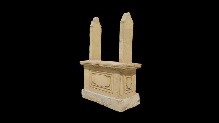 Islamic tombstone (Ikhwat Youssef) 3D Model