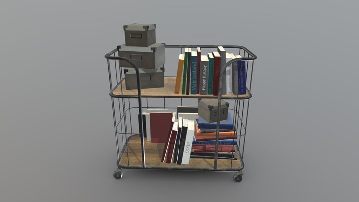 Iron Art Storage Bookshelf – Modèle 3D gratuit STL