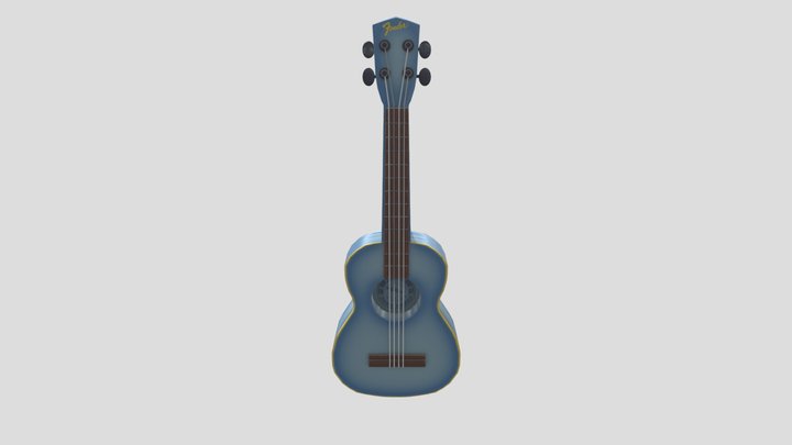 Fender Ukelele 3D Model