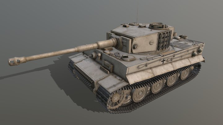 Tiger I (PzKpfw VI Ausf. E) 3D Model
