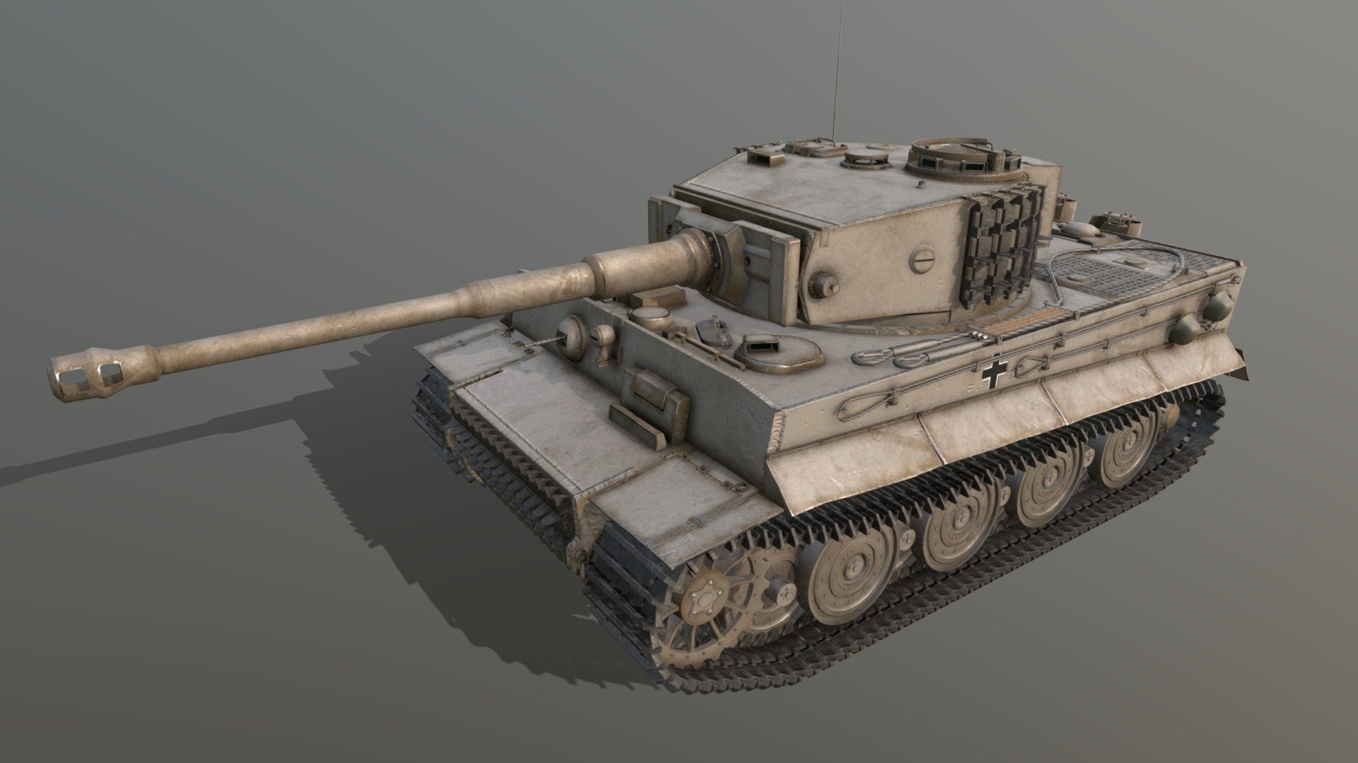 Tiger I Pzkpfw Vi Ausf E Download Free 3d Model By M1ron 5dde7ae