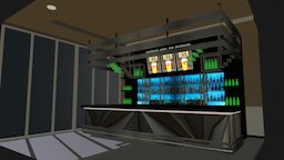 Bar Cafe 3D Model