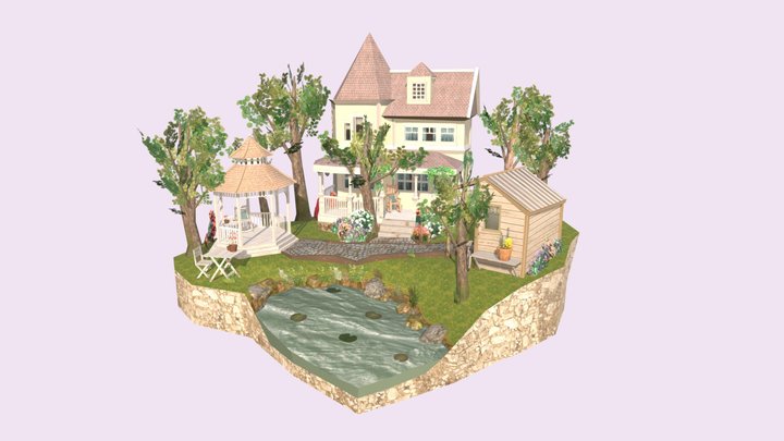 [DAE] Final: Grandma house 3D Model