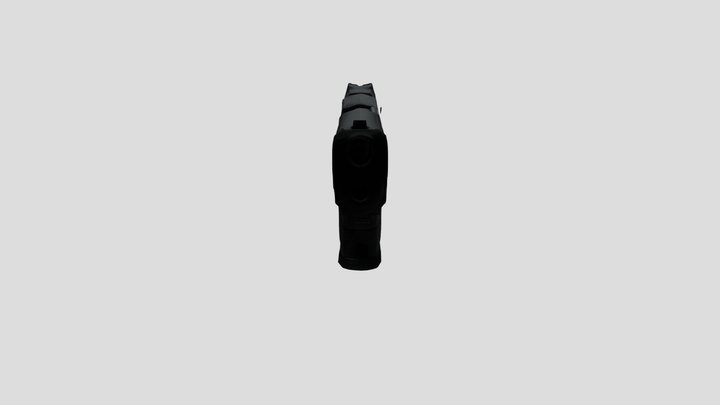 Automatic Pistol 3D Model